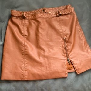 Free people pleather skirt